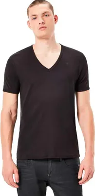 Produktbild von G-Star Herren 2er Pack Slim V-Neck T-Shirt, Schwarz L