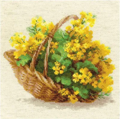 Produktbild von Kreuzstich-Set von Riolis, "Sonnenblume", Motiv zum Sticken