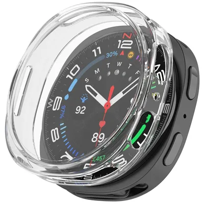 Produktbild von Für Samsung Galaxy Watch 8 40mm Electroplated Full Cover TPU Smart Watch Schutz Hülle Transparent