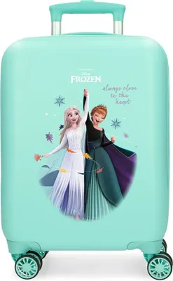 Produktbild von Joumma Bags Kinder Koffer Trolley Kinderkoffer Disney Frozen Anna und Elsa Türkis