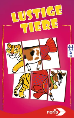 Produktbild von Noris Spiele Lustige Tiere - Mitbringspiel; 606094212