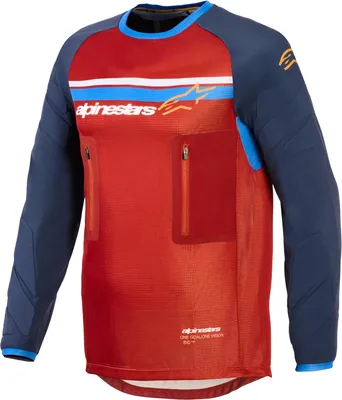 Zdjęcie produktu dla Koszulka motocrossowa Alpinestars Maxdura Dual, czerwono-niebieska, rozmiar L