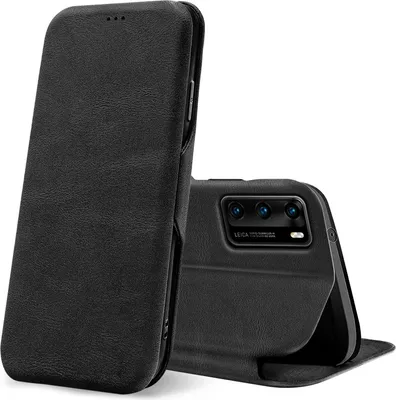 Produktbild von Shell Flip Case für Huawei P40 Hülle Book Cover Handy Tasche mit Kartenfach Premium Schutzhülle