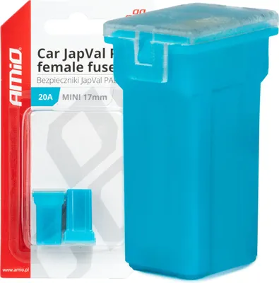 Obrázok produktu pre Poistky do auta JAPVAL PAL 2 kusy 20A, samica, AMIO-03443