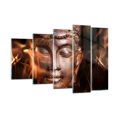 Produktbild von Bilder auf glas - Buddha Statue Geheimnis - 150x100cm - Glasbilder - Wandbilder - Kunstdruck - zum Aufhängen bereit - Wanddekoration aus Glas - Glas Bilder - Wandbild auf Glas - GEG150x100-2620