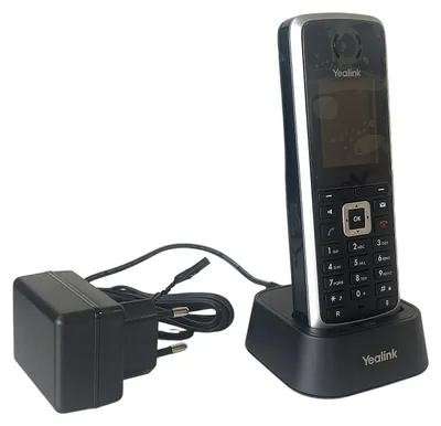 Immagine prodotto di Telefono IP DECT senza fili Yealink W52P | Display a colori da 1,8" | Audio HD | Fino a 5 account VoIP | Fino a 5 telefoni portatili | Base + ricevitore
