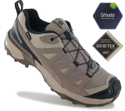 Image de Salomon X ULTRA 360 Leather GTX - GORE-TEX - Chaussures de randonnée pour hommes, chaussures de trekking, référence 491585, taille européenne 40 2/3, taille britannique 7