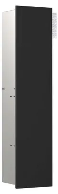 Produktbild von emco asis pure WC-Modul, Unterputzmontage, Türanschlag links, durchgehende Glasfront, 730x170mm, mit Reserverollenfach, 975528510