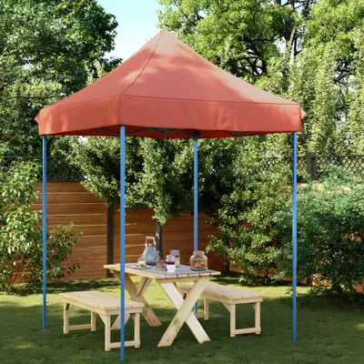 Produktbild von 2025 cloris Partyzelt Faltbar Pop-Up Terrakottarot 200x200x306 cm - Pavillons & Partyzelte Sale3383637 1parcel