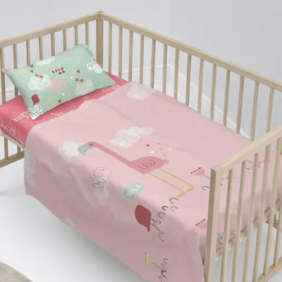 Immagine prodotto di Hola set di lenzuola per lettino 2 pezzi 100x130 cm (lettino) 100% cotone  Europe