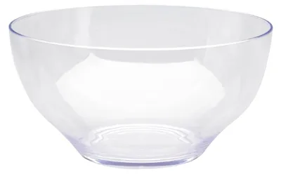 Obrázok produktu pre Okrúhla miska na šalát z akrylu, priemer 25 cm, objem 4 litre