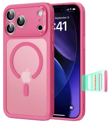 Obrázek produktu pro ESR – Classic Hybrid HaloLock ochranné pouzdro pro iPhone 17 Pro Max – matně růžové