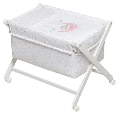 Image de Interbaby Berceau en Croix- Bear Sleeping - Rose