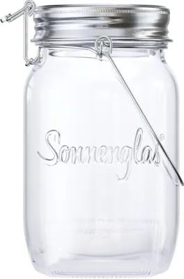 Obrázok produktu pre SONNENGLAS® Classic solárna lampa v konzervačnej nádobe 1 l nádoba 6. generácia stmievateľná