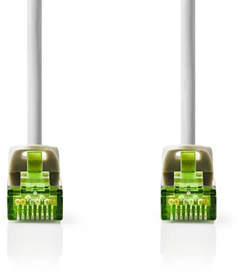 Produktbild von Nedis CAT7-Netzwerkkabel - S/FTP - RJ45 Stecker - RJ45 Stecker - 0.50 m - Snagless - Rund - LSZH - Grau - Label
