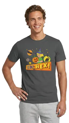 Produktbild von Spreadshirt Bibi Blocksberg Halloween Hex-Hex! Mit Bibi Männer T-Shirt, S, Anthrazit