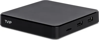 Produktbild von TVIP S-Box v.705 IR 4K UHD Android 11 IP-Receiver (HDR, Dual-WiFi, LAN, Bluetooth, HDMI, MicroSD)
