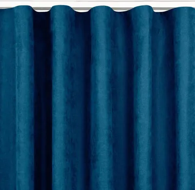 Zdjęcie produktu dla Zasłona MILANA szenilowa na taśmie wave 280x300 indygo Homede