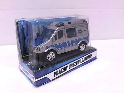 Obrázok produktu pre Mini Van Police 8cm v krabici p24 HIPO, mix cena za 1 ks