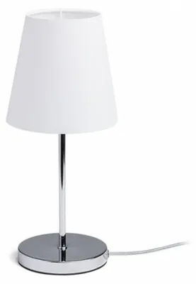 Image de NYC/CONNY 15/15 table Polycoton blanc/chrome 230V LED E27 11W