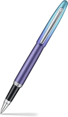Productafbeelding van Sheaffer Expressions VFM 9430 rollerball pen - Blauw en paars gepareld verloop met verchroomde randen