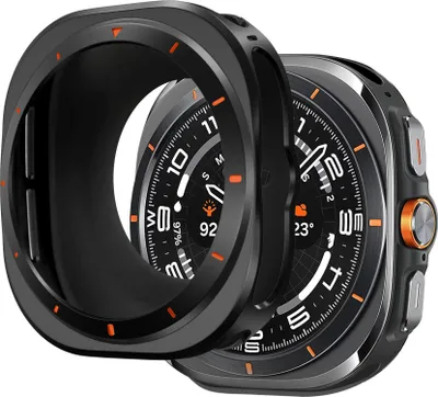 Produktbild von Bandz Metallhülle passend für Samsung Galaxy Watch Ultra / Ultra 2025 - Hülle aus hochwertigem Metallmaterial - Robuster Schutz (schwarz)