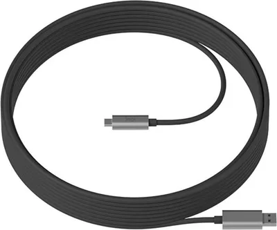 Produktbild von Logitech 939-001799, 10 m, USB A, USB C, USB 3.2 Gen 2 (3.1 Gen 2), 10 Gbit/s, Graphit