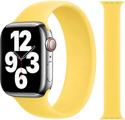 Produktbild von Original Apple Solo Loop Armband 38/40/41mm Größe 8 Lemon Zest