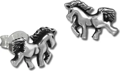 Produktbild von SilberDream Ohrstecker für Kinder 925 Silber Einhorn Ohrringe SDO8217J