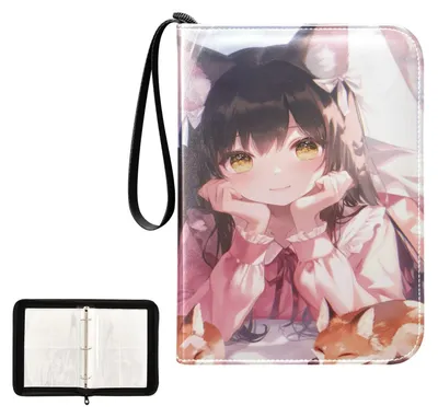 Immagine prodotto di Raccoglitore per carte da collezione a tema Anime Fox, con 400 tasche