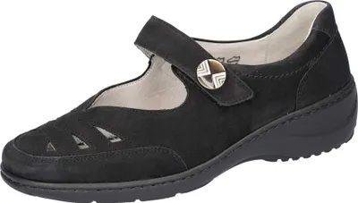Produktbild von Waldläufer Kya Halbschuh, Denver, schwarz,  Klettverschluss, Weite K 607309-191-001 40