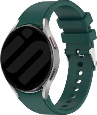 Produktbild von Strap-it Samsung Galaxy Watch 6 - 44mm Silikon Armband perfect fit (Dunkelgrün)