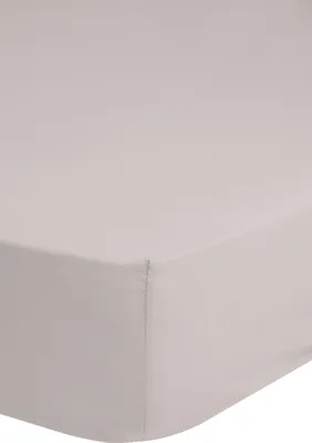 A close-up, angled view of a fitted sheet.