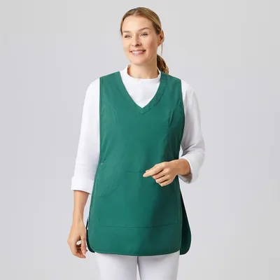 Produktbild von Überwurfschürze, flaschengrün, Größe I : Größe I : Flaschengrün : 50% Baumwolle 50% Polyester
