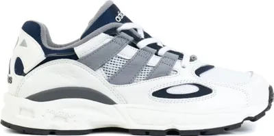 A side view of an Adidas Lxcon 94 sneaker.