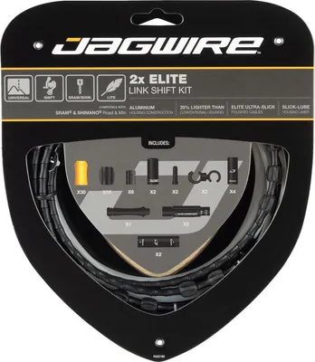 Zdjęcie produktu dla Zestaw Jagwire RCK620 2X Elite Link Shift Kit, czarny