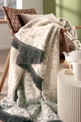 Produktbild von Biederlack Wohndecke mit Zierstich Farbe Nomad Glow Größe 150 x 200