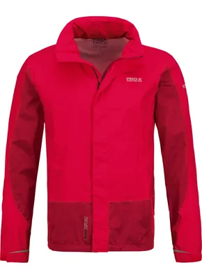 Image de Veste outdoor Lennard pour hommes, polyamide rouge, taille S