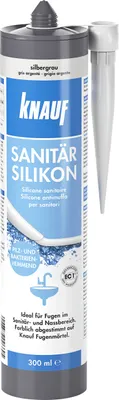 Produktbild von Knauf Sanitär Silikon silbergrau 300 ml