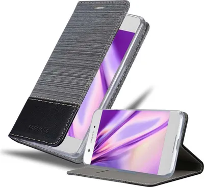 Produktbild von Cadorabo Hülle für Sony Xperia XA1 Schutzhülle in Grau Handy Hülle Etui Book Case Cover
