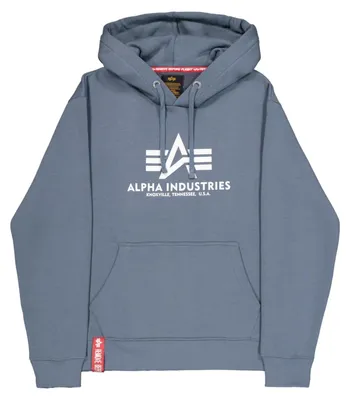Produktbild von Alpha Industries Herren Basic Hoodie, Denim Blue, M