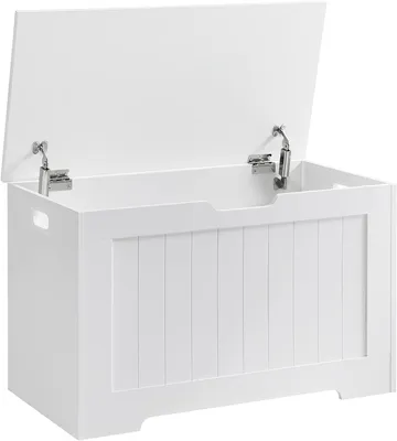 Produktbild von LEHAC Aufbewahrungsbox und Sitzbank mit Deckel, weiß