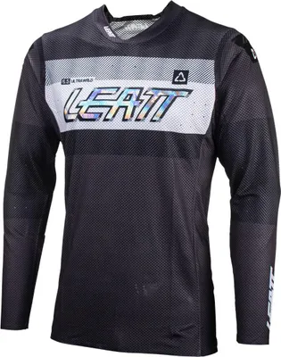 Produktbild von Leatt 5.5 Ultraweld 2024 Motocross Jersey, schwarz/grau/weiß, XL