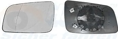 Produktbild von VAN WEZEL Spiegelglas Außenspiegel Links für OPEL Astra G CC (T98) Asphärisch Beheizbar 3742861