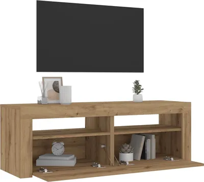 Obrázok produktu pre vidaXL Nočné stolíky 2 ks s LED Artisan dub 60x35x40 cm