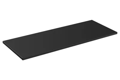 Zdjęcie produktu dla Czarny Blat Łazienkowy 120 Cm Pod Umywalkę Nowoczesny Matowy