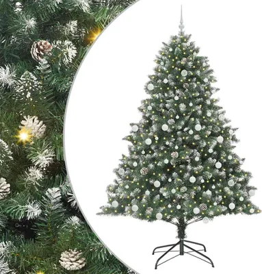 Immagine prodotto di vidaXL Albero di Natale artificiale a 300 LED con supporto Verde 210 cm