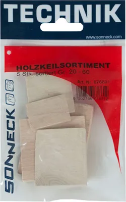 Produktbild von Sonneck Holzkeil zum Anstielen 5 Stück sortiert