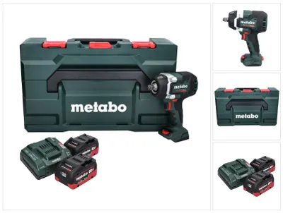 Produktbild von Metabo SSW 18 LTX 800 BL Akku Schlagschrauber 18 V 800 Nm 1/2" Brushless + 2x Akku 8,0 Ah + Ladegerät + metaBOX