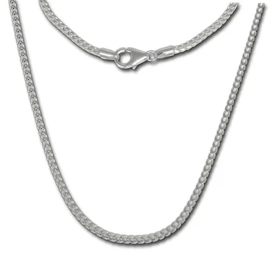 Imagen del producto de Collar de plata de ley 925 para mujer, 70 cm, joyería de plata auténtica, modelo D3SDK20470
